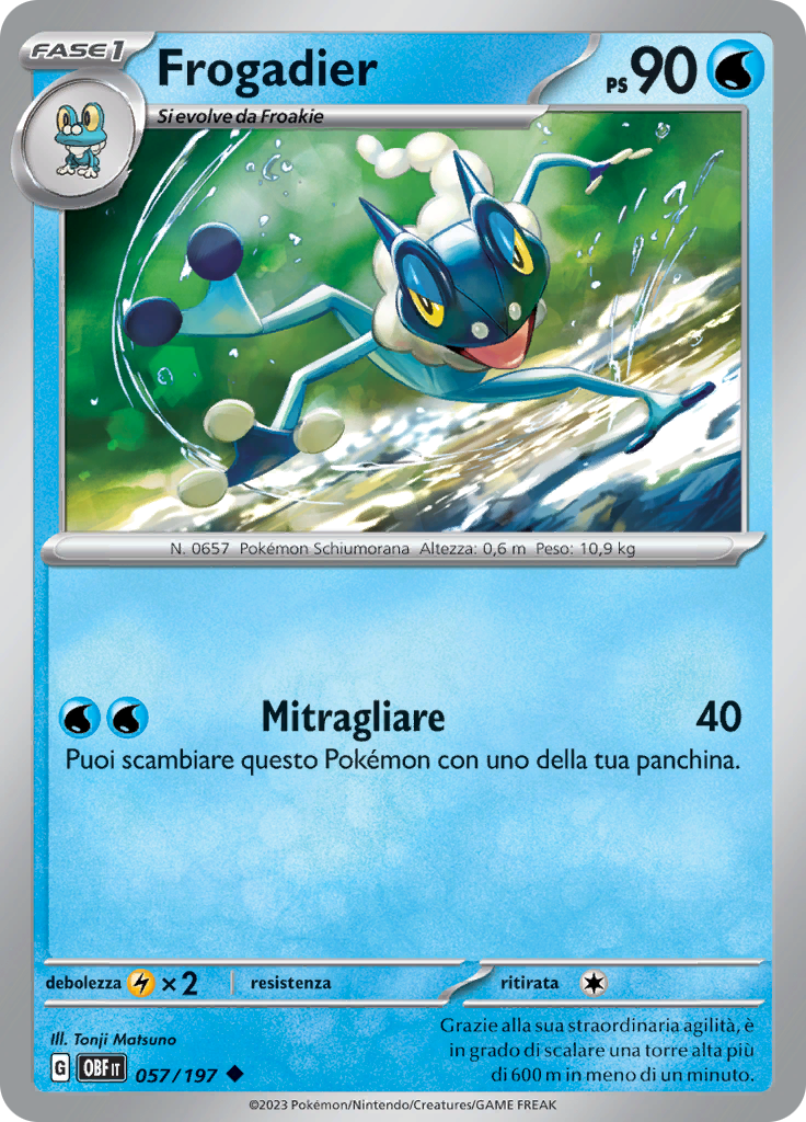 Frogadier (Reverse Holo)