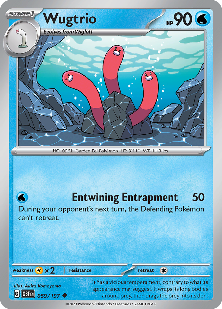 Wugtrio (Reverse Holo)
