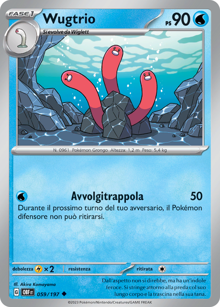 Wugtrio (Reverse Holo)