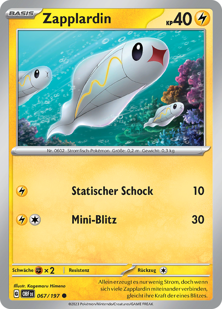 Zapplardin (Reverse Holo)