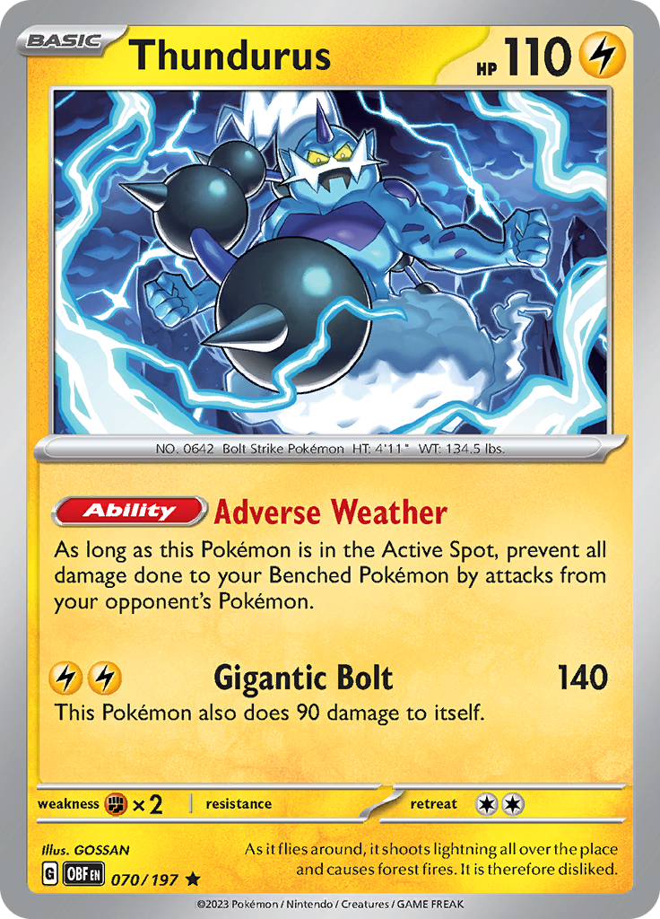 Thundurus (Reverse Holo)