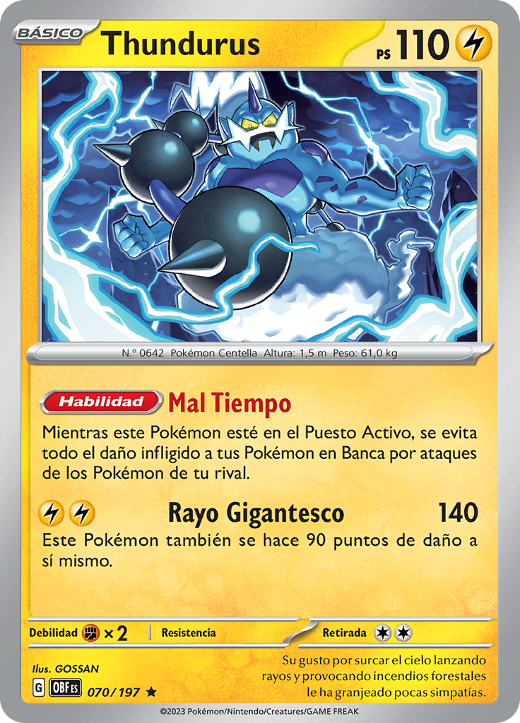 Thundurus (Reverse Holo)