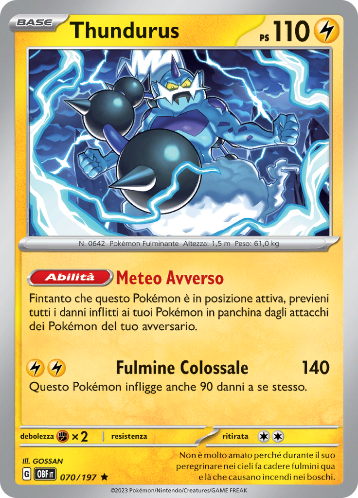 Thundurus (Reverse Holo)