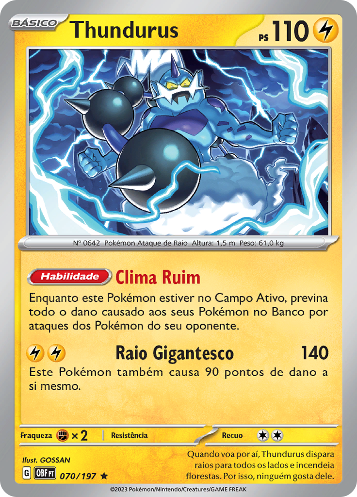 Thundurus (Reverse Holo)