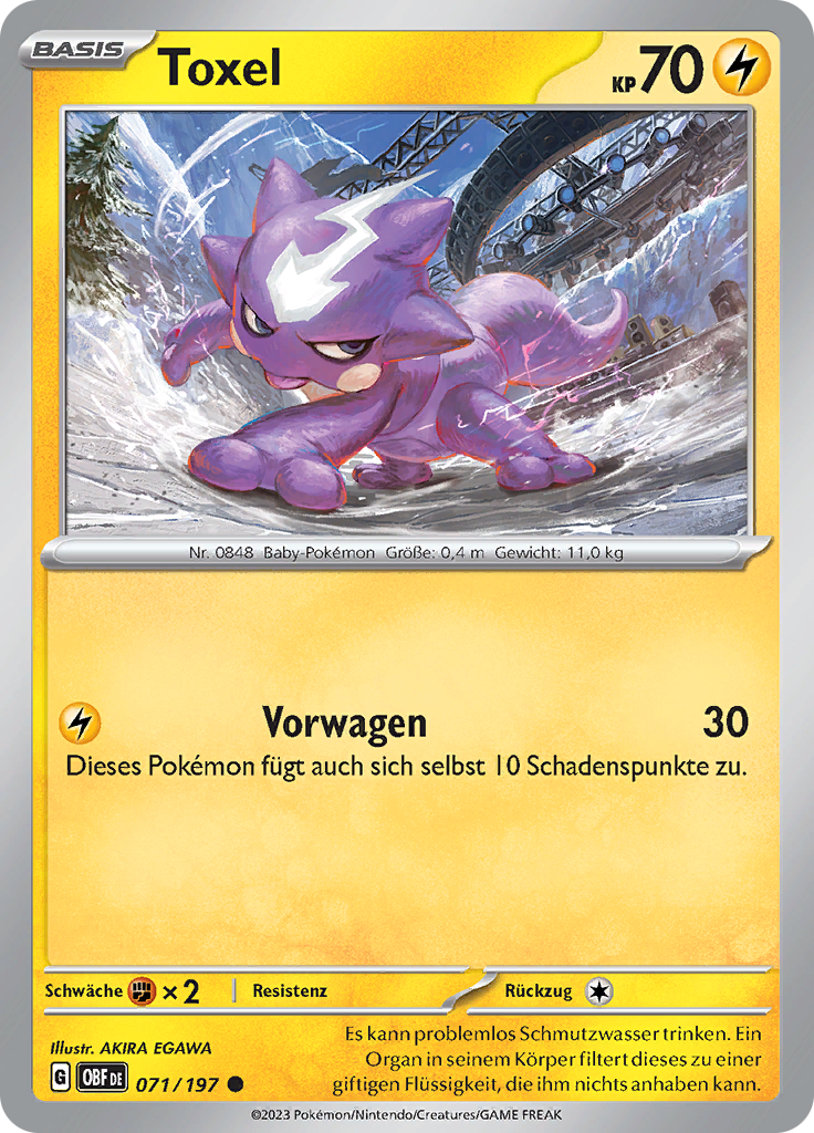 Toxel (Reverse Holo)