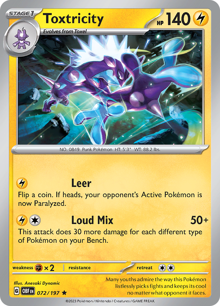 Toxtricity (Reverse Holo)