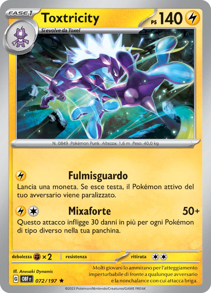 Toxtricity (Reverse Holo)