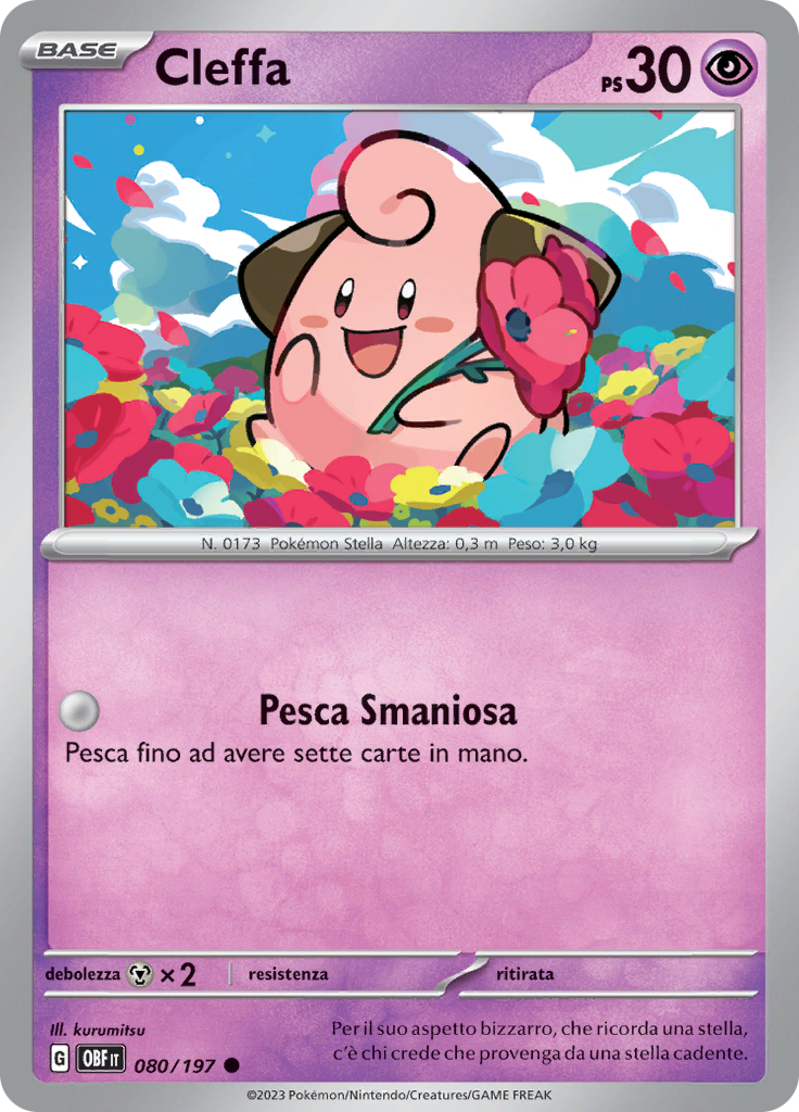 Cleffa (Reverse Holo)