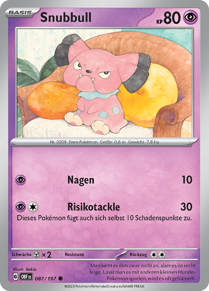 Snubbull (Reverse Holo)