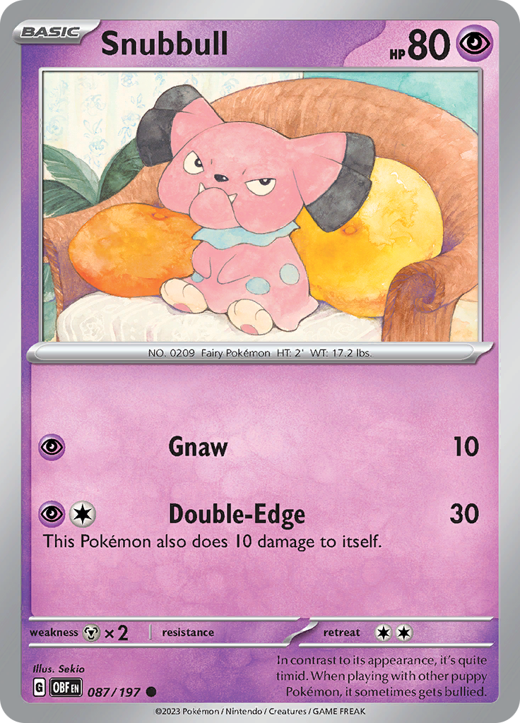 Snubbull (Reverse Holo)