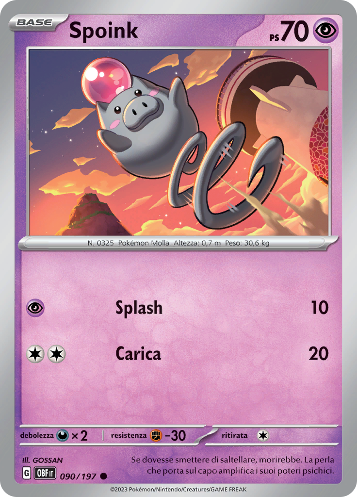 Spoink (Reverse Holo)