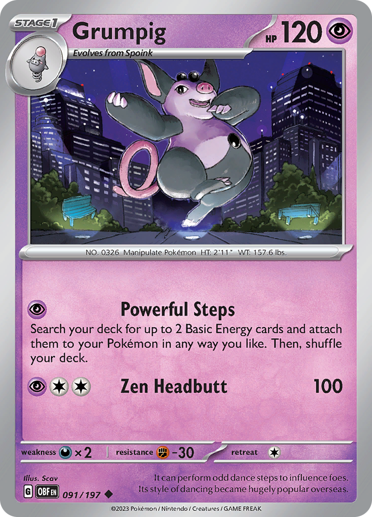 Grumpig (Reverse Holo)