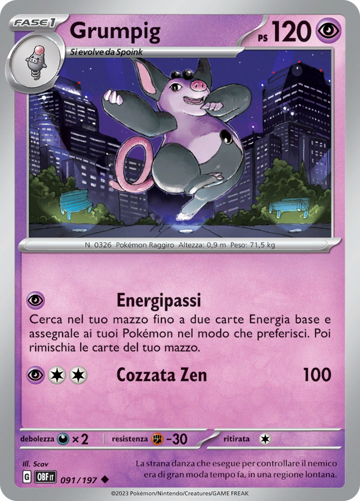 Grumpig (Reverse Holo)