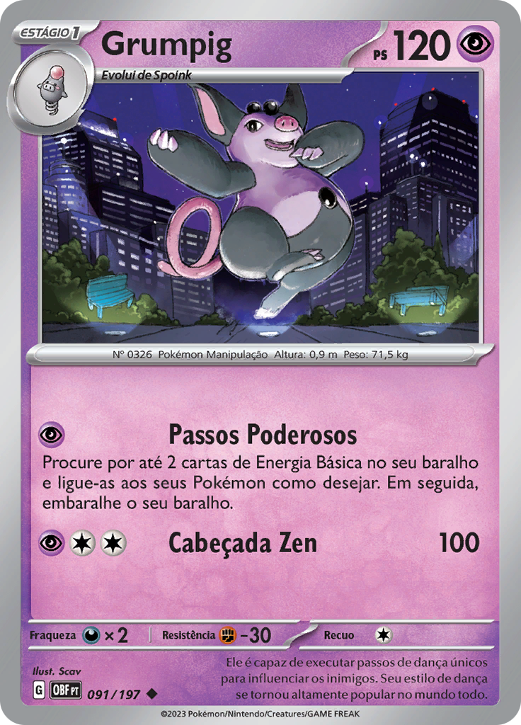 Grumpig (Reverse Holo)