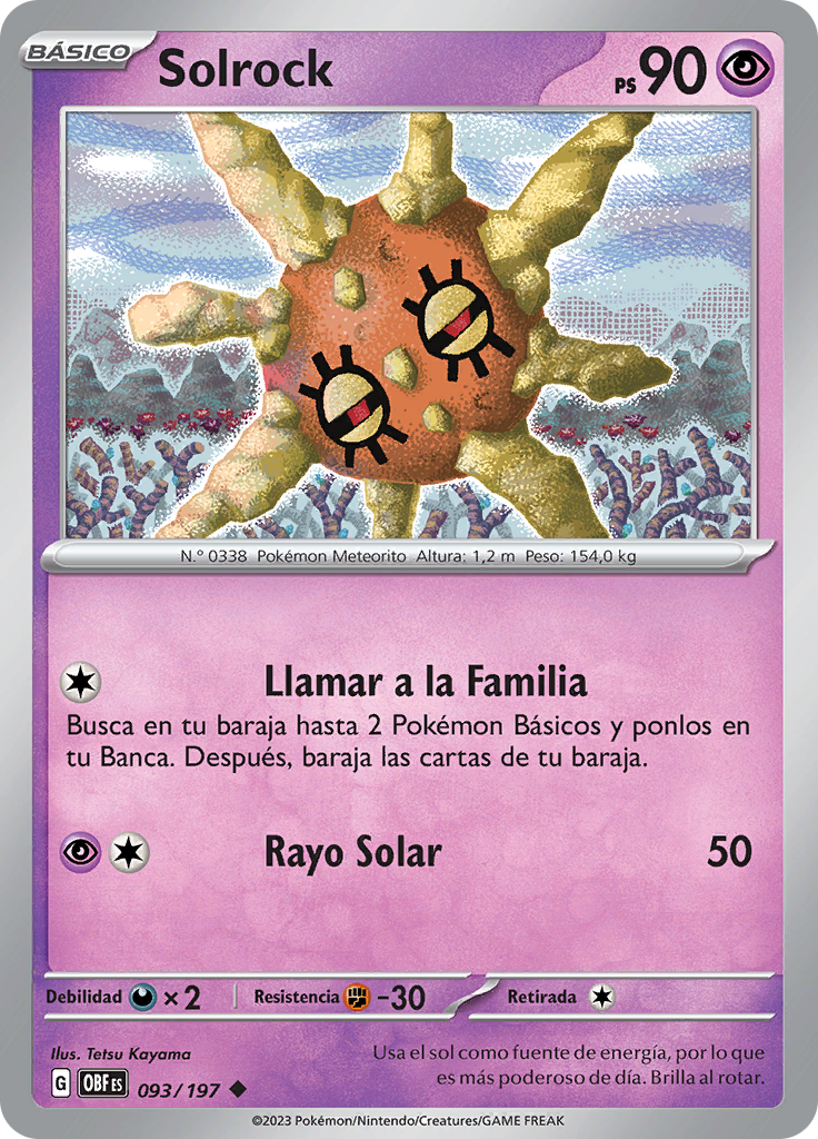 Solrock (Reverse Holo)