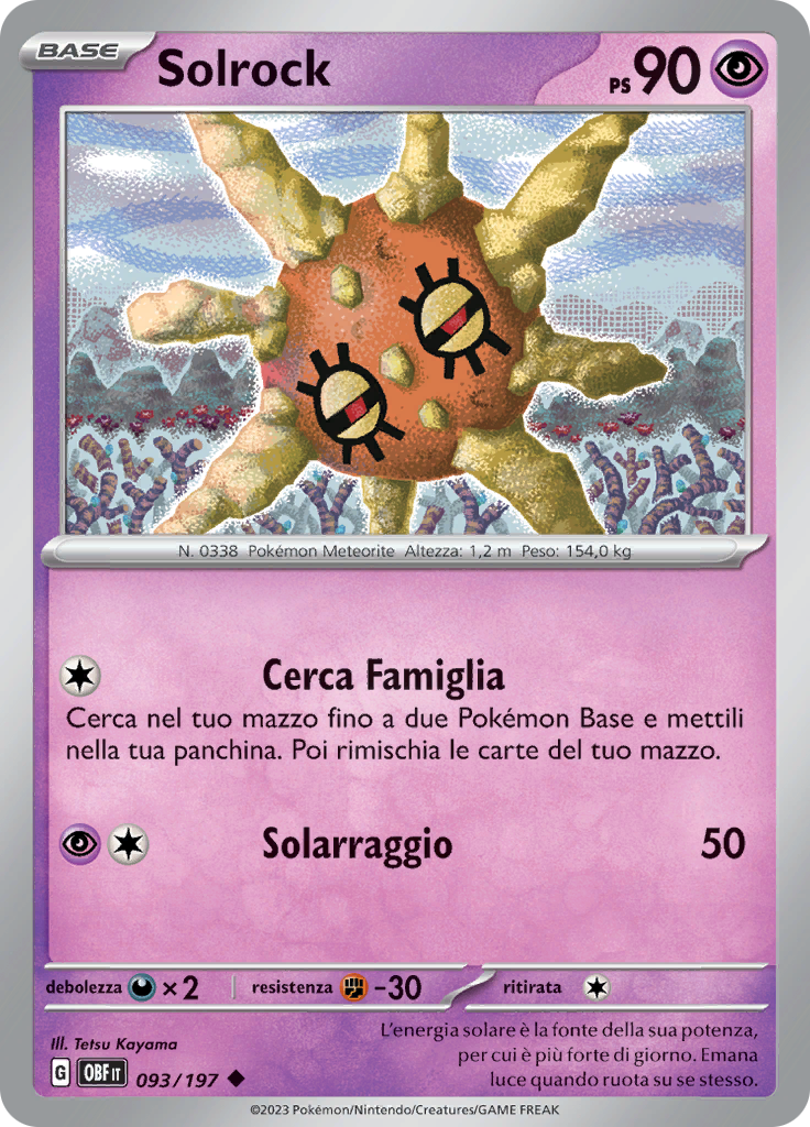 Solrock (Reverse Holo)