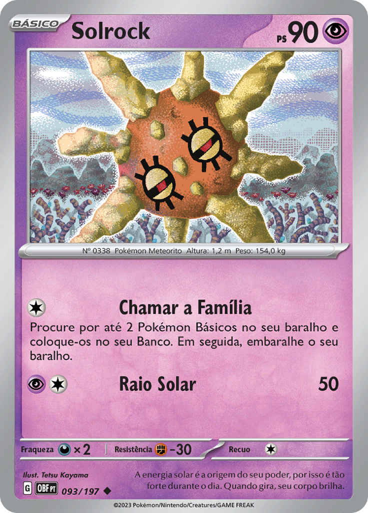 Solrock (Reverse Holo)
