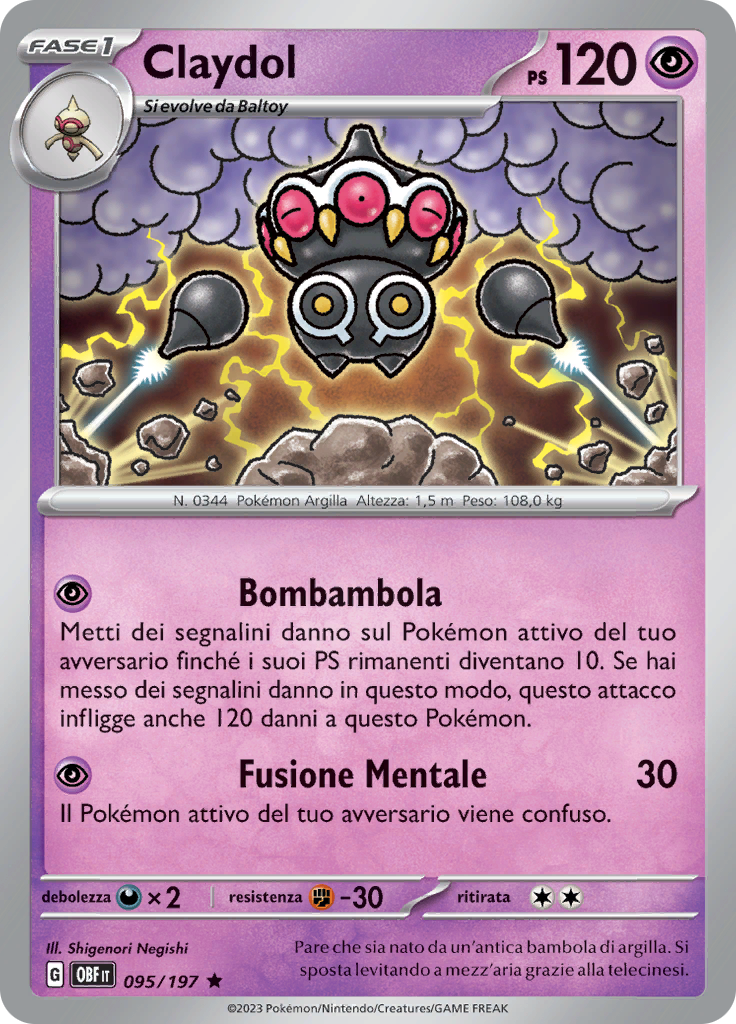Claydol (Reverse Holo)