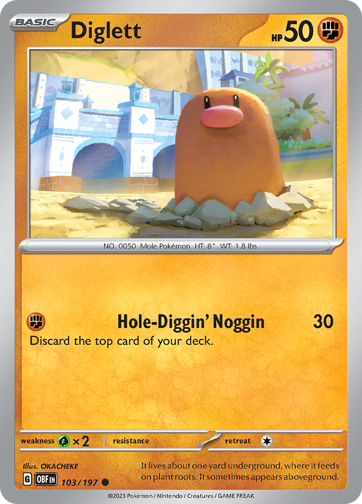 Diglett (Reverse Holo)