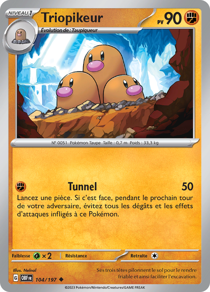 Triopikeur (Reverse Holo)
