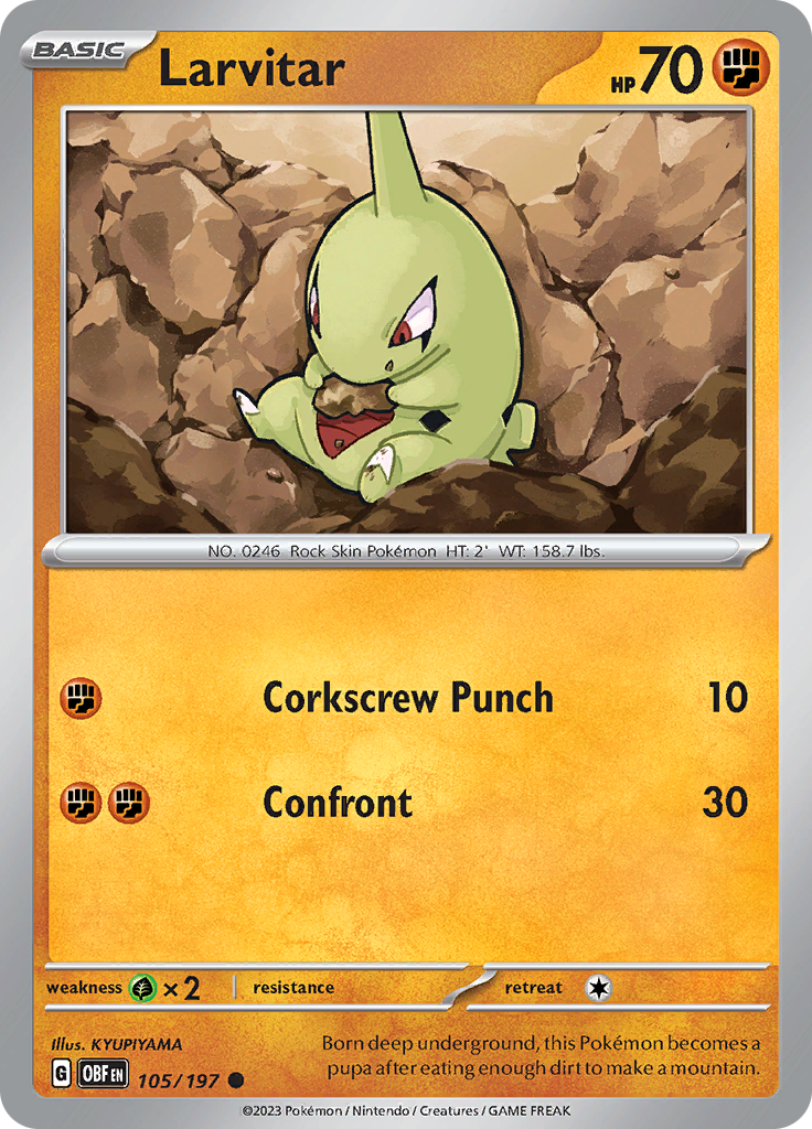 Larvitar (Reverse Holo)