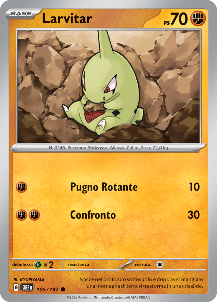 Larvitar (Reverse Holo)