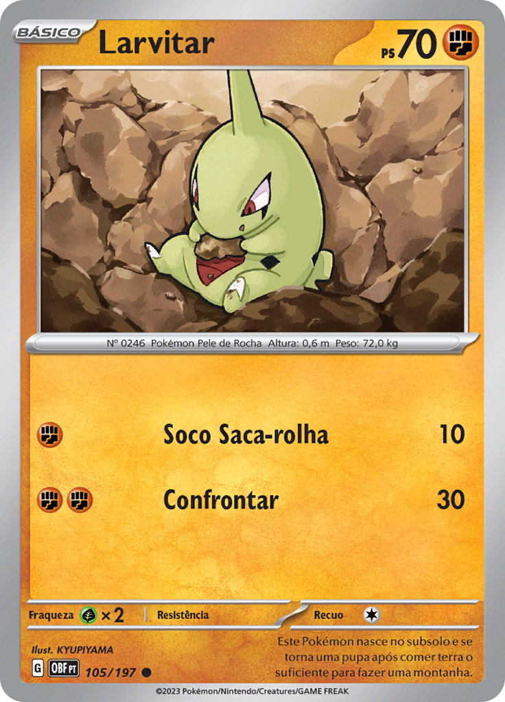 Larvitar (Reverse Holo)