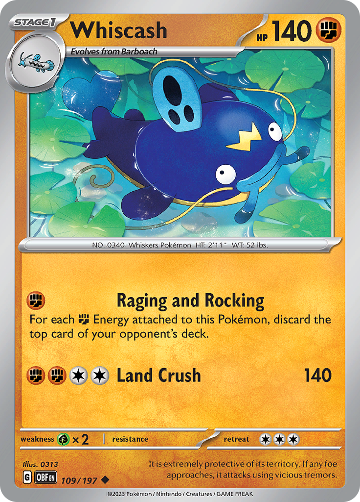 Whiscash (Reverse Holo)
