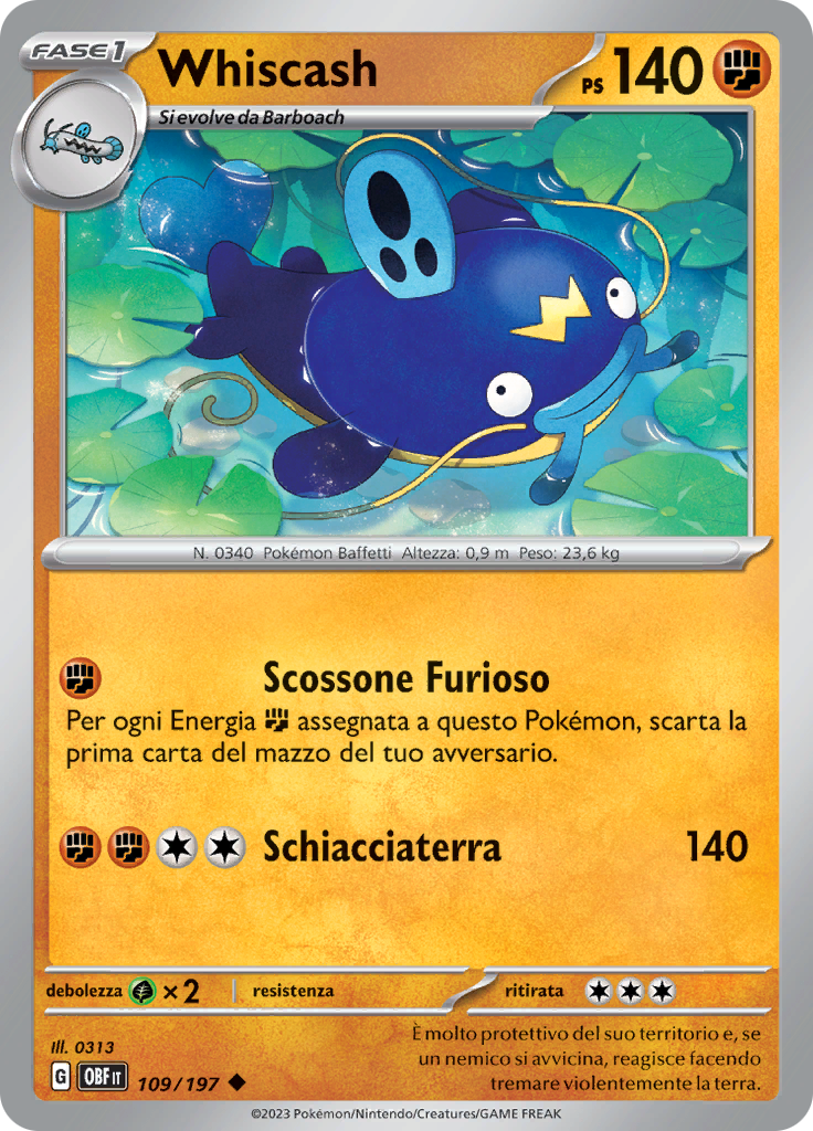 Whiscash (Reverse Holo)