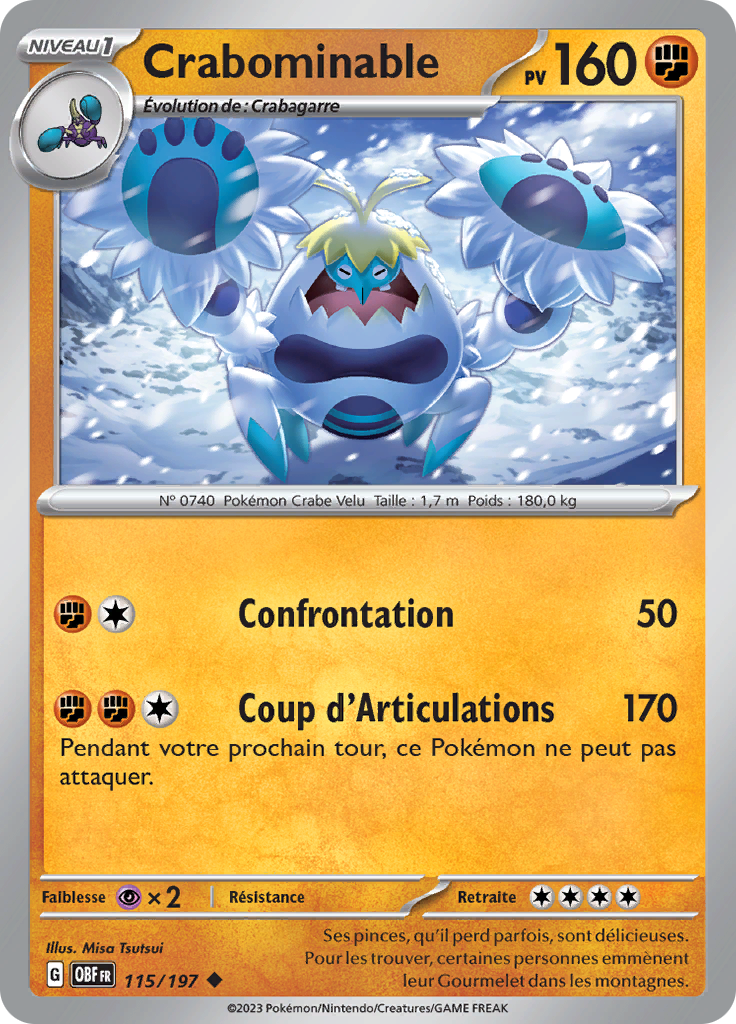Crabominable (Reverse Holo)