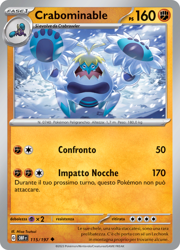 Crabominable (Reverse Holo)