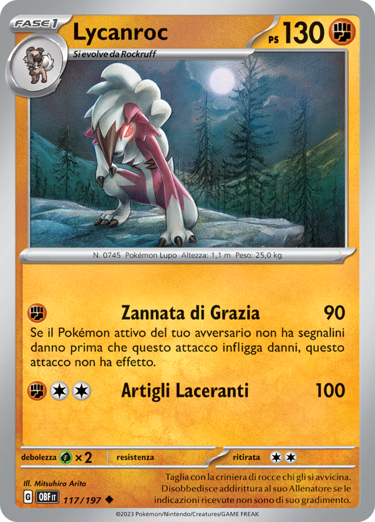 Lycanroc (Reverse Holo)