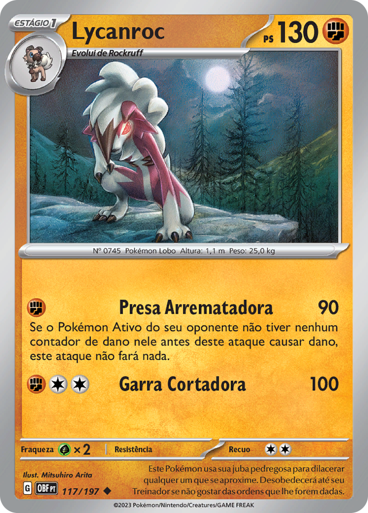 Lycanroc (Reverse Holo)
