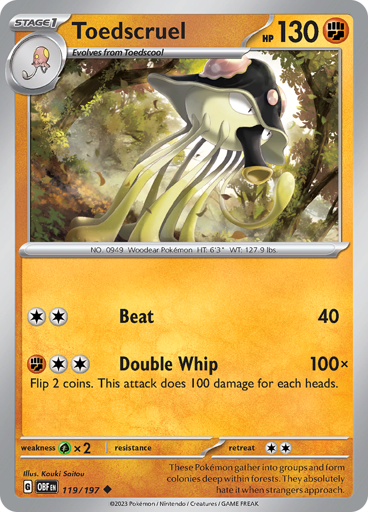 Toedscruel (Reverse Holo)