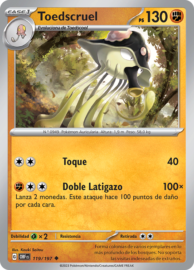 Toedscruel (Reverse Holo)