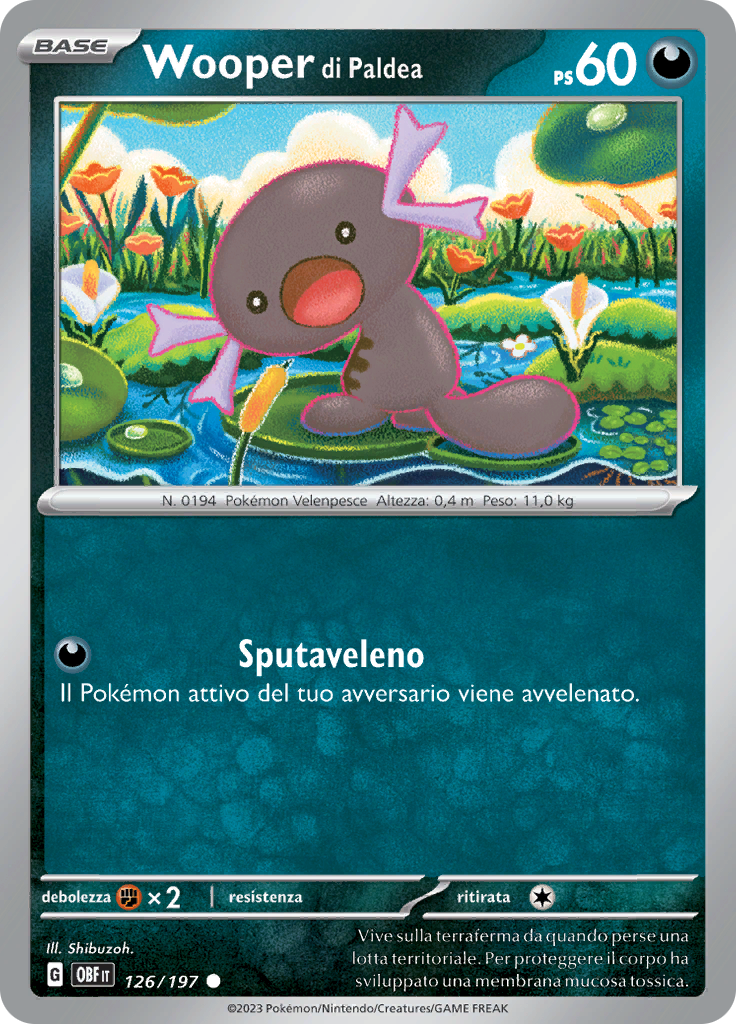 Wooper di Paldea (Reverse Holo)