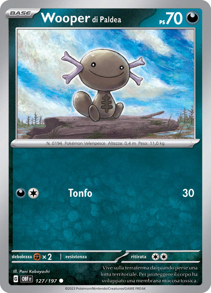Wooper di Paldea (Reverse Holo)