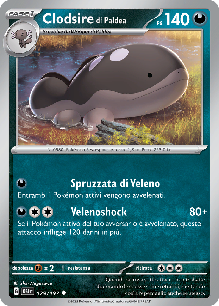 Clodsire di Paldea (Reverse Holo)