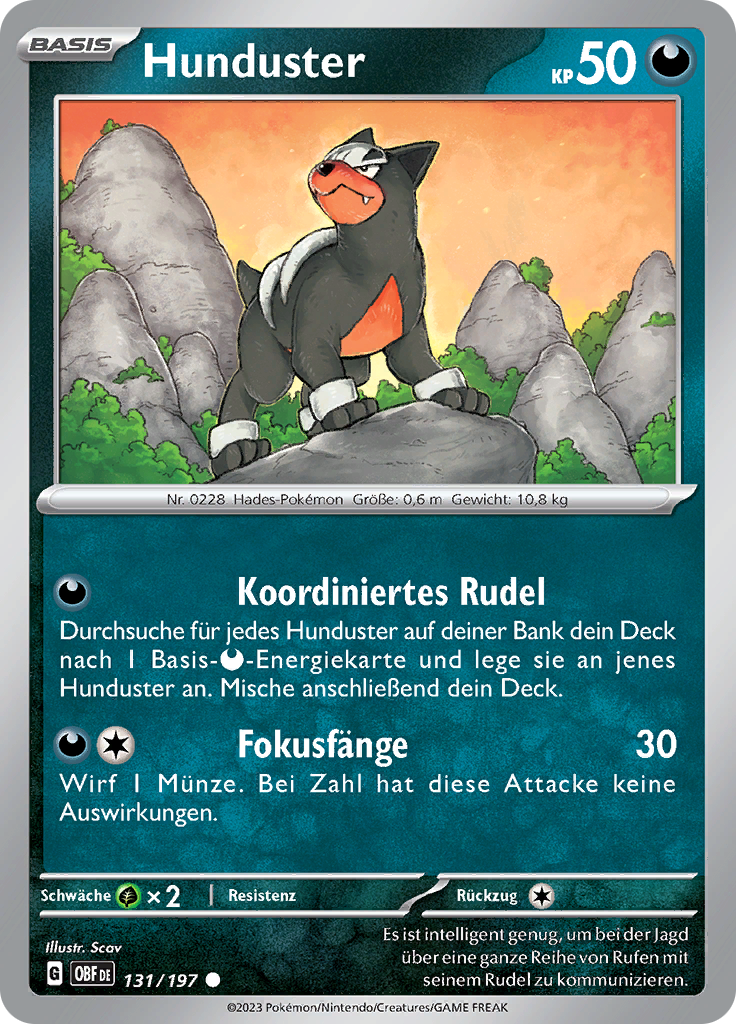 Hunduster (Reverse Holo)