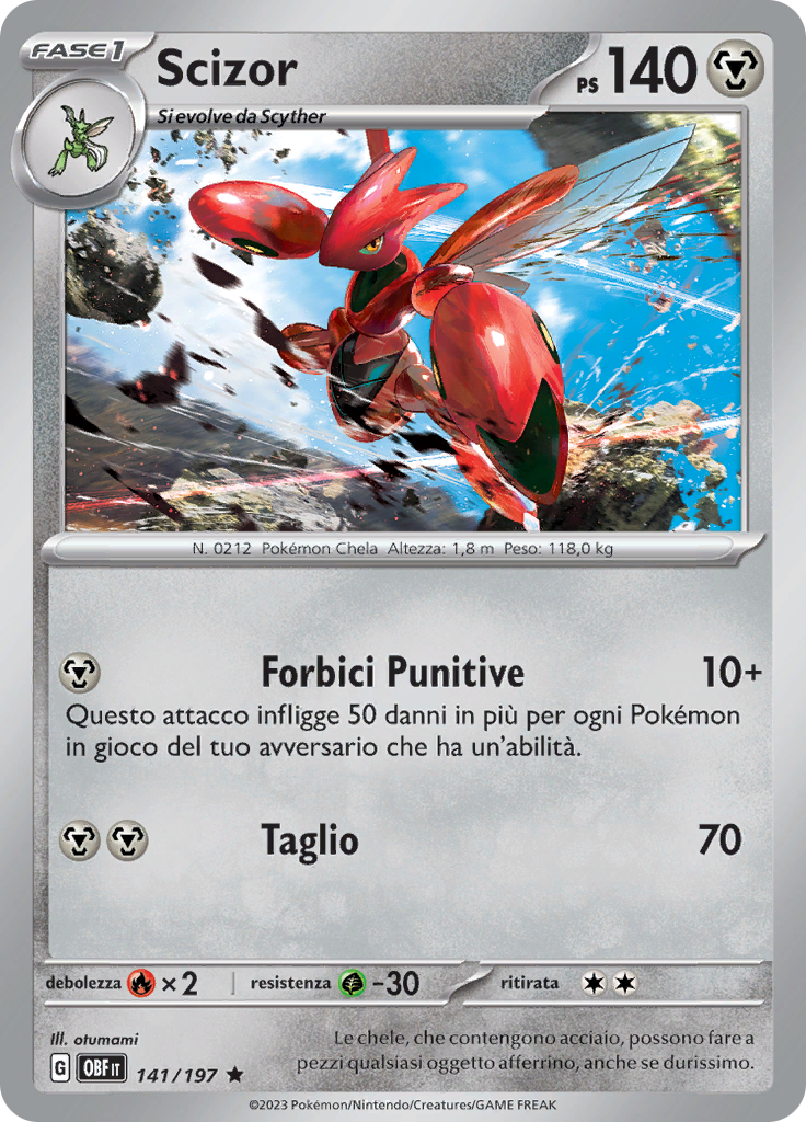 Scizor (Reverse Holo)