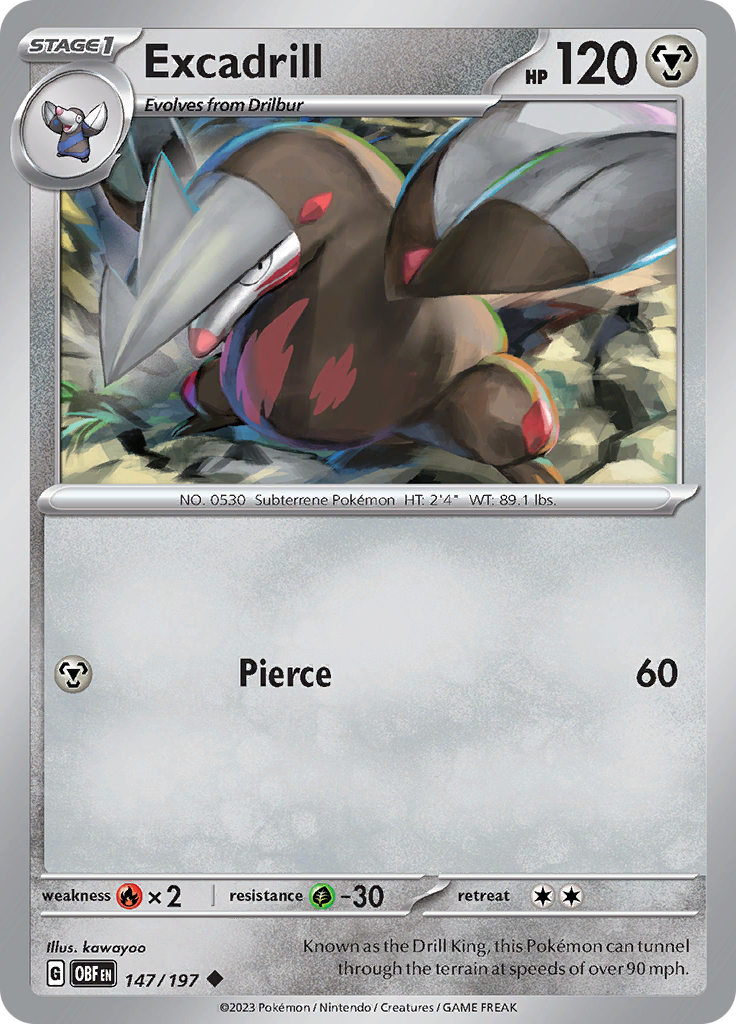 Excadrill (Reverse Holo)