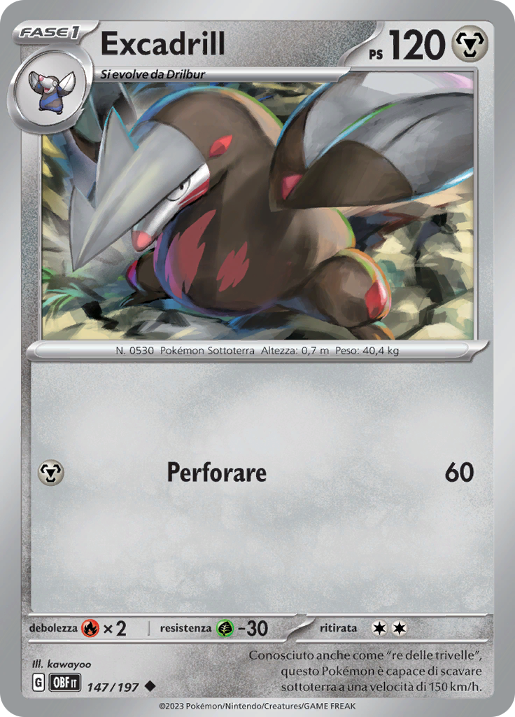 Excadrill (Reverse Holo)
