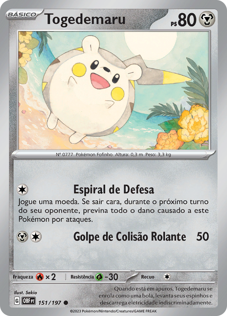 Togedemaru (Reverse Holo)