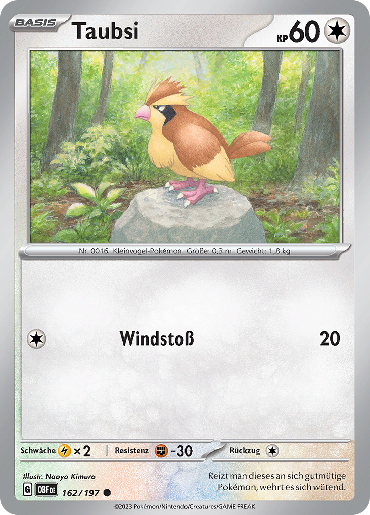 Taubsi (Reverse Holo)