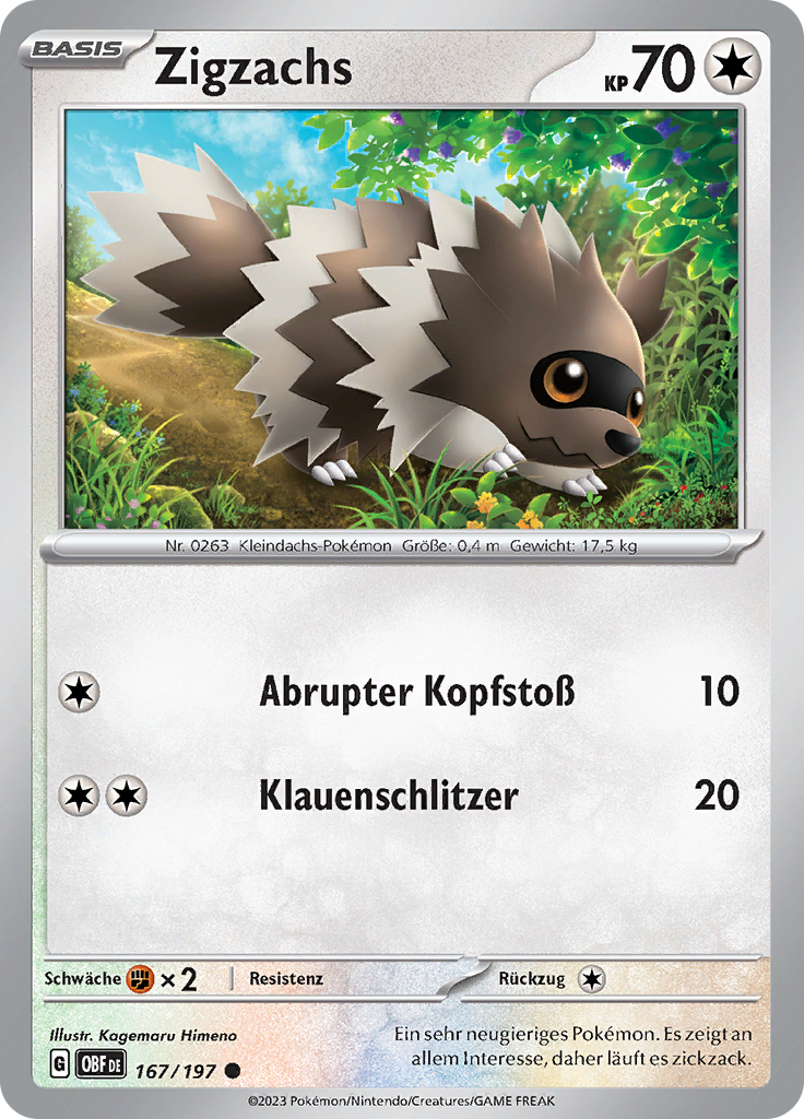 Zigzachs (Reverse Holo)