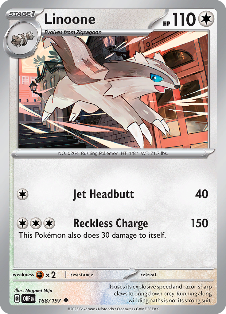 Linoone (Reverse Holo)