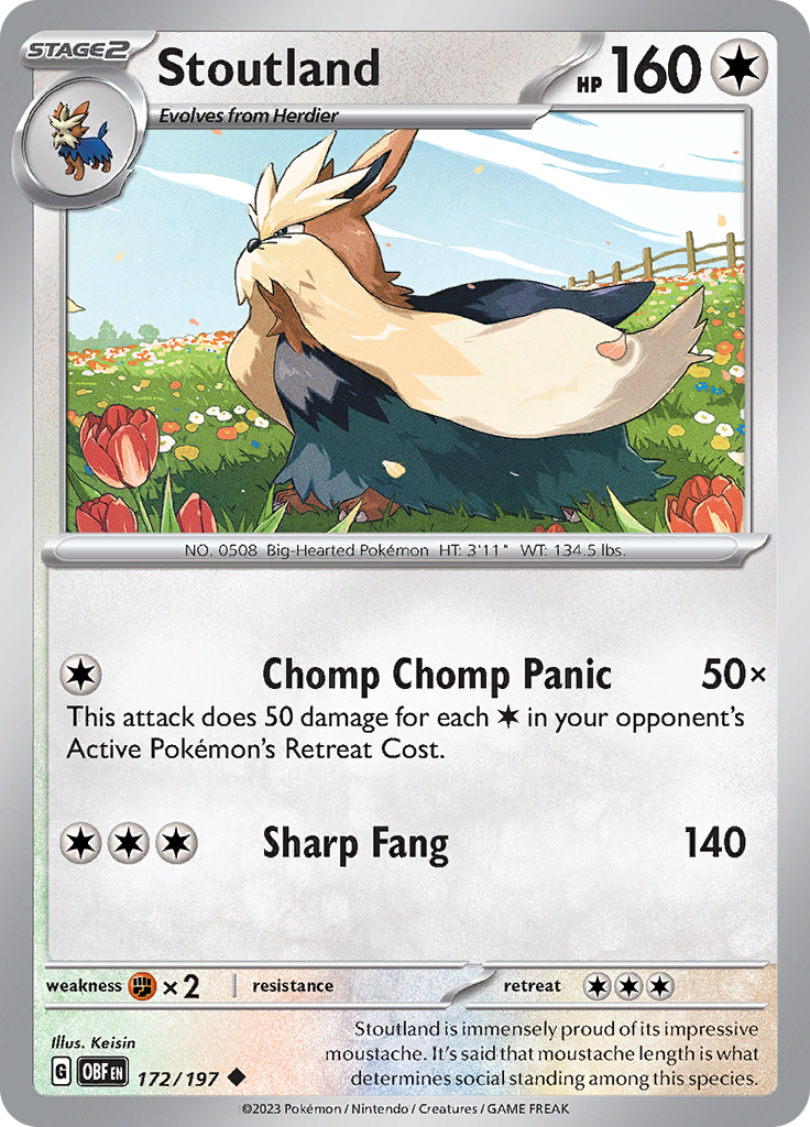 Stoutland (Reverse Holo)