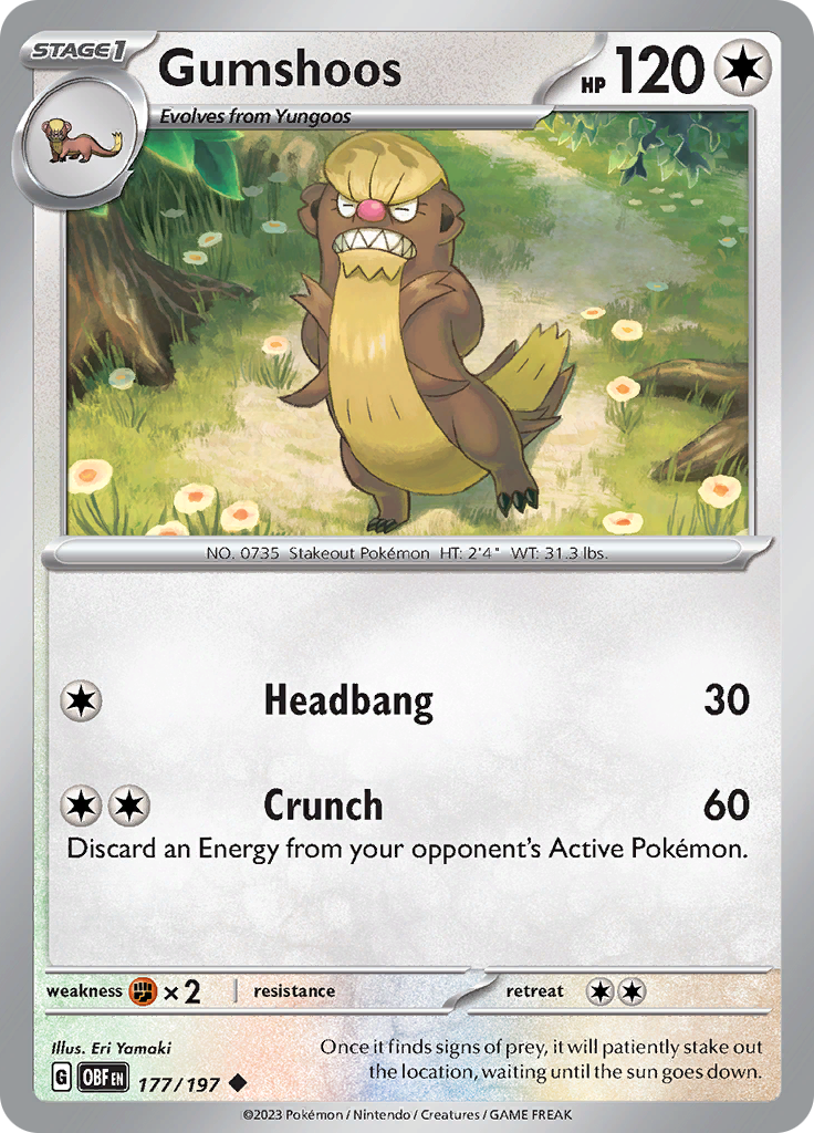Gumshoos (Reverse Holo)
