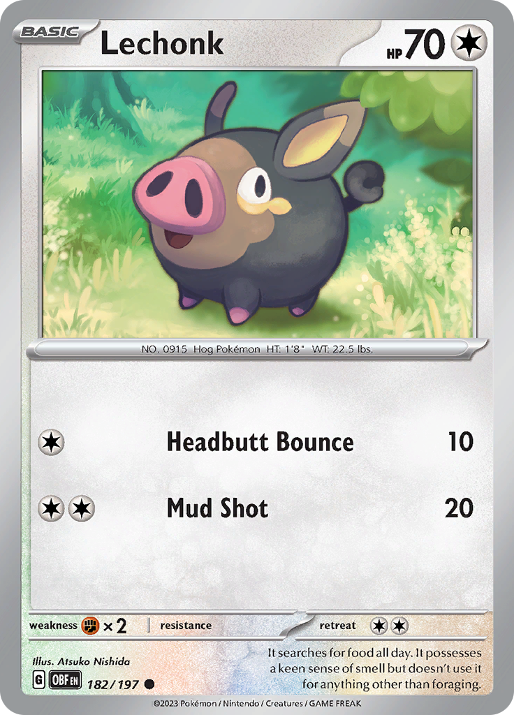 Lechonk (Reverse Holo)