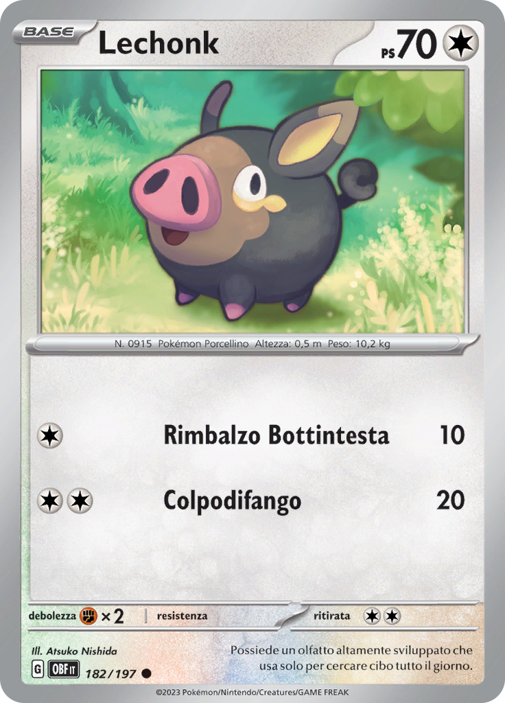 Lechonk (Reverse Holo)